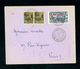Wallis And Futuna/french Colonies 1935 Cover To Paris (s006)