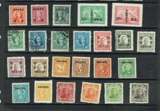 159 CHINA Stamps Shanghai,  Tibet,  Northeast Provinces,  North China etc 4
