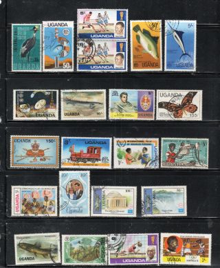 Africa Uganda Stamps Lot 54414