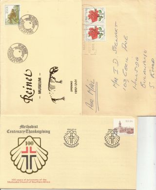 SOUTH AFRICA OVER 30 THEMATICAL FIRST DAY COVERS AND POSTAL COVERS 0210 4