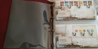 112 Royal Mail First Day Covers Job Lot With Album