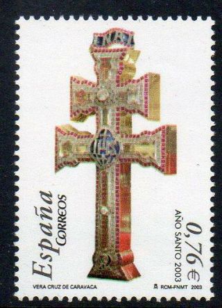Spain 2003 Mnh Sg3985 Holy Cross Of Caravaca