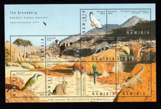 Namibia 2009 Sheet W/ Stamps Mi 1305 - 1314 Mnh Cv=8€