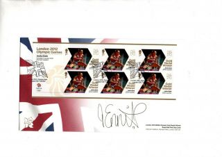 Jessica Ennis “london Olympic Games” 2012 Signed Gb On Her Own Fdc