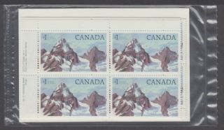 Canada Plate Blocks 934iiipl2 $1.  00 X 16 National Park Def,  Glacier Park