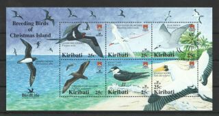 J183 Kiribati Birdlife Fauna Breeding Birds Of Christmas Island 1kb Mnh