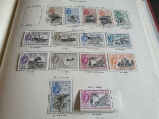 Sierra Leone 1956 Sg 210 - 222 Definitive (with 214a And 221a Mnh)