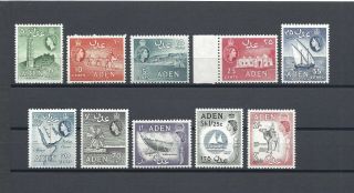 Aden 1964 - 65 Sg 77/86 Mnh Cat £55