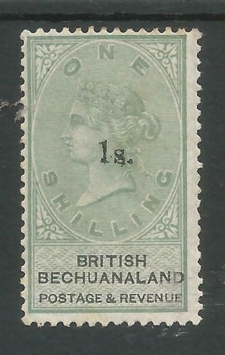 British Bechuanaland Sg28 1888 1/ - 0n 1/ - Green & Black Mounted Cat £250