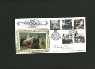 1994 Age Of Steam Midland Railway Benham Fdc Signed By Terence Cuneo.  Cat £85