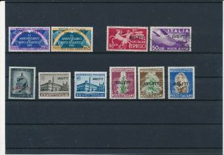 D004687 Italy Amg - Ftt Trieste Selection Of Mnh Stamps,  Vfu