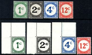 British Guiana 1940 - 55 Postage Dues Sg.  D1/4a (mnh)