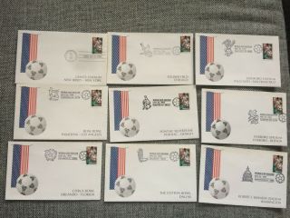 Us - First Day - Worls Cup Soccer - 9 Pcs - Many Cancels