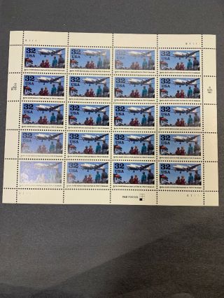 Scott 3211 Sheet Berlin Airlift Us M/nh O/g - - - - 20 Stamps @ Below Face