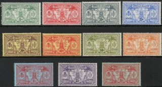 Hebrides 1911 (french) Kgv Set Of Stamps Value To 5fr Lightly Hinged