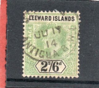 Leeward Island Ev11 1902 2s.  6d.  Green & Black Sg 27
