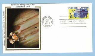 Colorano 1556 S Nasa Pioneer Jupiter Space Probe Stamp Show First Day Cover