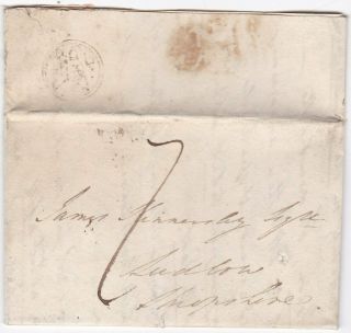 1798 London To Ludlow Letter Ex George 