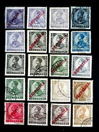Portugal/azores Scarce Old & Stamps As Per Photo.  Very