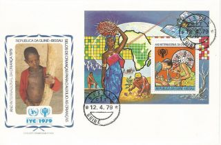 Fdc International Year Of The Child Guinea - Bissau 1979