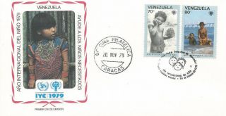 Fdc International Year Of The Child Venezuela 1979