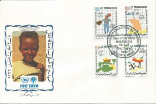 Fdc International Year Of The Child Somalia 1979