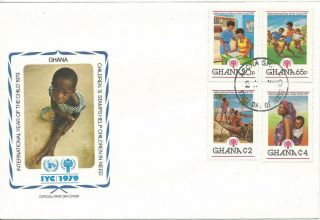 Fdc International Year Of The Child Ghana 1979
