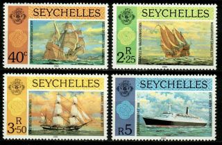 Seychelles Stamps 1981 Mnh Set - Ships