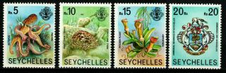 Seychelles Stamps 1977 Mnh Set - Flora Fauna