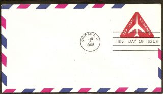 Us Sc Uc40 Jet Liner Fdc.  Ready For Cachet.