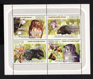 Guine Bissau 2008 Sheet W/ Stamps Mi 3800 - 3803 Mnh Cv=8€