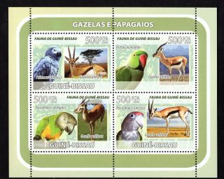 Guine Bissau 2008 Sheet W/ Stamps Mi 3808 - 3811 Mnh Cv=8€