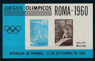 [18335] Panama 1960 Olympic Summer Games Rome Sport Running Sheet Mnh