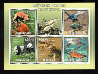 Guine Bissau 2010 Sheet W/ Stamps Mi 4804 - 4808 Mnh Cv=13€