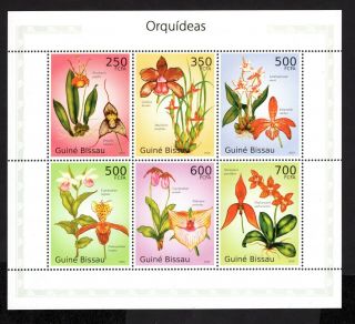 Guine Bissau 2010 Sheet W/ Stamps Mi 4977 - 4982 Mnh Cv=12€