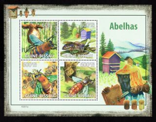 Guine Bissau 2009 Sheet W/ Stamps Mi 4131 - 4134 Mnh Cv=9.  50€