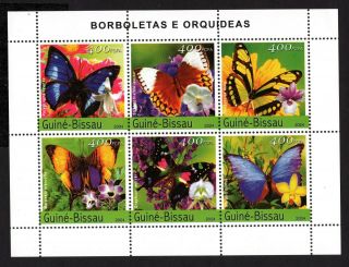 Guine Bissau 2004 Sheet W/ Stamps Mi 2727 - 2732 Mnh Cv= 9.  50€