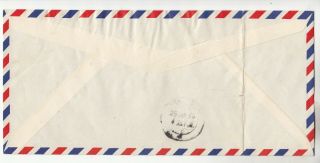India Airmail Cover w/ crease 2