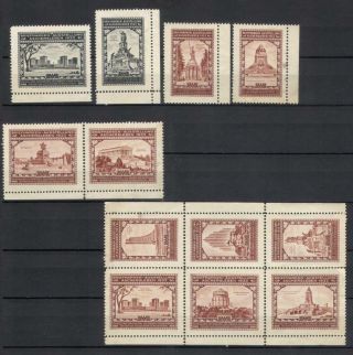Germany Nazi Era Poster Stamps Philatelic Exhibition Aschersleben 1933 2