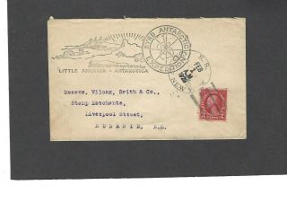1929 Byrd Antarctic Expedition Ss City Of York Feb 1 - 1929 Pmk