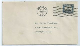 Us Fdc 621 Norse American 1925 Decorah Ia First Day Cover