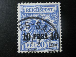 East Africa German Colony Mi.  4 Scarce Stamp Cv $21.  50
