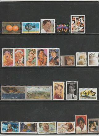 U.  S.  2011 Commemorative Year Set,  60 Stamps Complete All Never Hinged Vfine