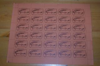 Weeda Canada B13 - B15 VF MNH sheets of 30,  1985 BC Private Courier labels CV $270 2