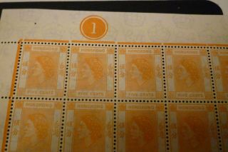 3 MNH SHEETS from Great Britain & Hong Kong HK is Sc 185 and SOUND Hi Cat Val 4