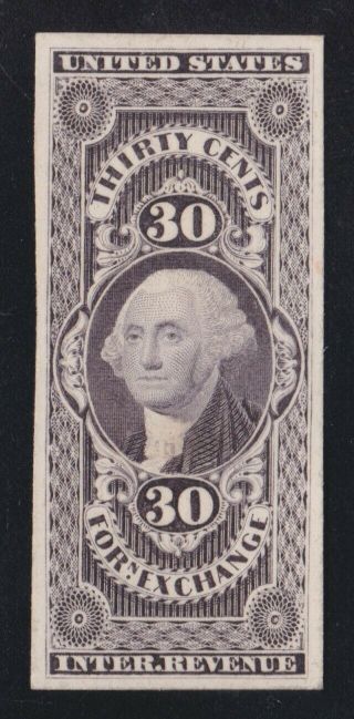 Us R51p4 30c Foreign Exchange Card Proof Xf Scv $100