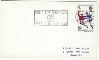 Great Britain 1966 World Cup Sunderland Competition July 13 - 23 Slogan Card