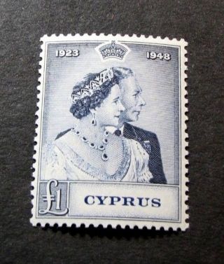 Cyprus Stamp Scott 159 Silver Wedding Issue 1948 Mnh C418