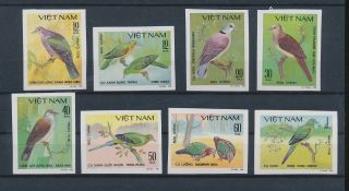Lk55496 Vietnam Imperf Animals Fauna Flora Birds Fine Lot Mnh