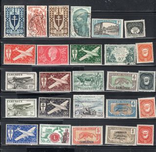 France Colonies Cameroon Cameroun Africa Stamps & Hinged Lot 53647